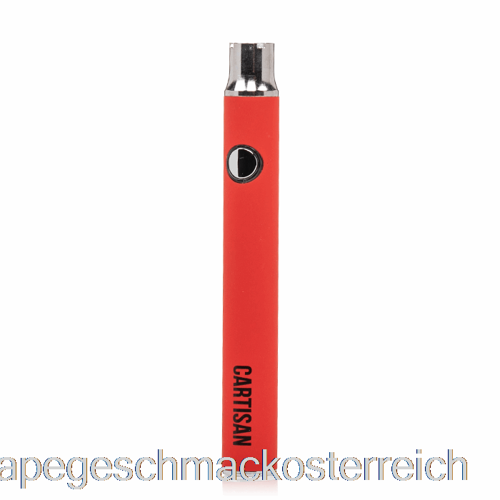 Cartisan Button VV 350 510 Batterie Roter Vape-Geschmack